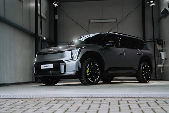 Kia EV9 GT, Aussenansicht, Seitlich